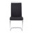 Joniya Modern 63" Rectangular Tempered Glass Dining Set Metal U Base Table with Faux Leather Cantilever Chairs-2130442609-2130442608-2123588177