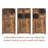 Tall Storage Cabinet with 2 Large Drawers & Adjustable Shelf, Rustic Brown Finish for Versatile Home Organization-2081072465