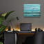 «Linear Tides 2» par Ethan Harper, art mural en verre acrylique