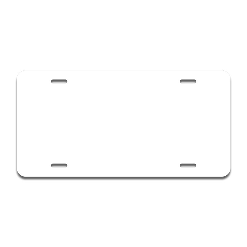 Cadre en aluminium blanc uni