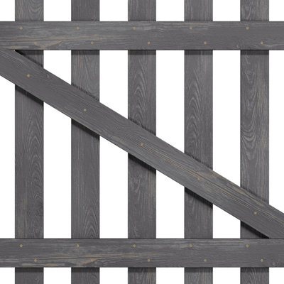 120 cm W Solid Wood Gate Fencing