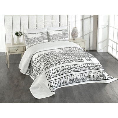 Adori Black/White Microfibre Bedspread Set