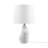 Asymmetrical Ceramic Table Lamp Grey See Below