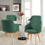 Swivel Linen Modern Upholstered Back Dining & Side Chair-332047148-496446514