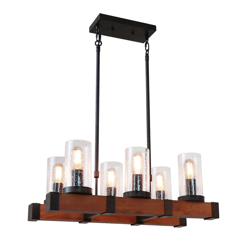 6 - Light Brown Kitchen Island Pendant