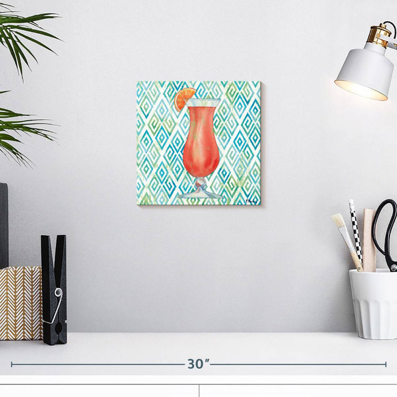Yarlin Toast Cocktail I, H 10 po x l 10 po