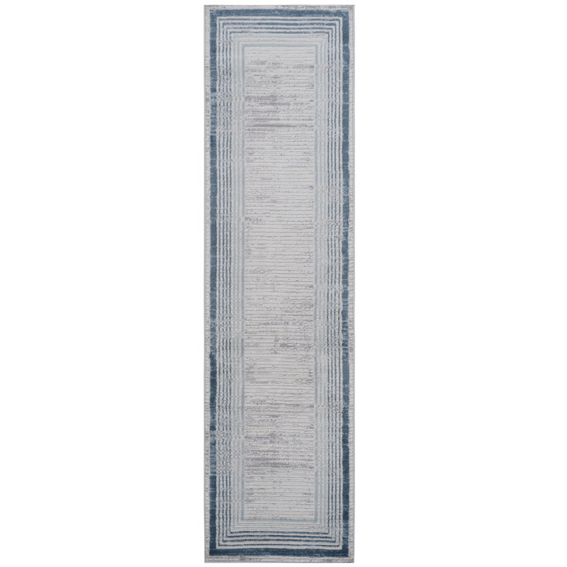 Lint-free, stylish, stain-resistant area rug, Runner 2'2" x 8'