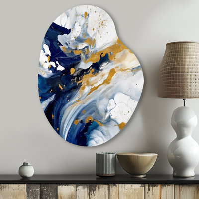 Chaumont - Fractals Pear Shape Asymmetric Metal Wall Art