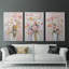 Floral Study Series CX III - Ensemble de toiles tendues avec châssis Premium - Prêt à accrocher-1197197579
