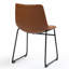 Chaise d'appoint Jasi en brun
