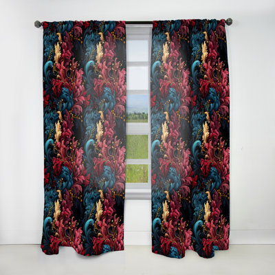 Rideau floral obscurcissant Regal
