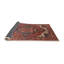 Tapis oriental orange / bleu marine-1532611374