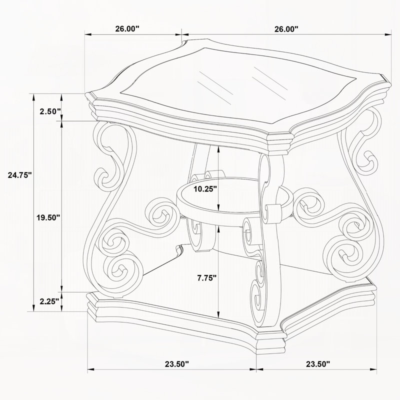 Ensemble de 3 tables basses et tables de bout à plateau en verre