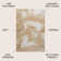 Coban Abstract Two-Tone Modern Orange/Beige/Cream Rug