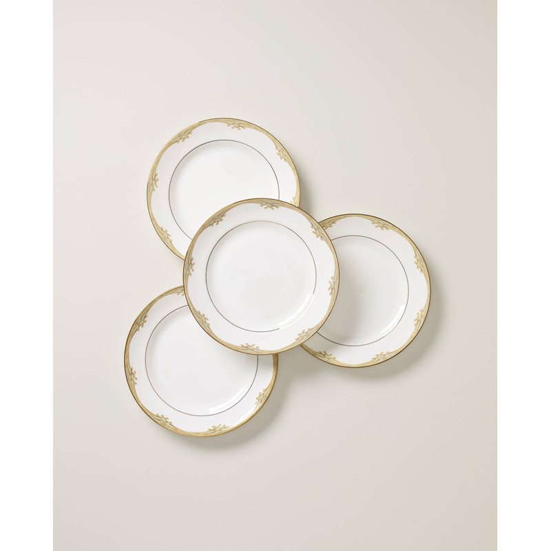Lenox British Colonial Bamboo Dinner Plates, Set of 4
