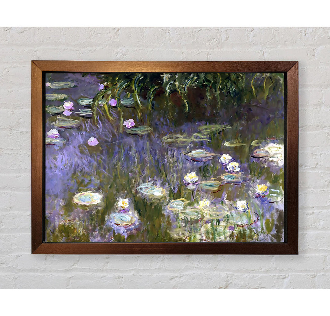 Glasbild Water Lilies