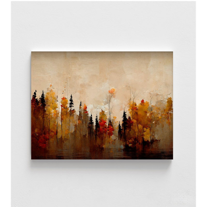 «A Forest In Autumn» par Treechild, Amazing Autumn Inspiration Rustic Forest Decor, Fall Forest, Tanné, H 12 po x l 16 po