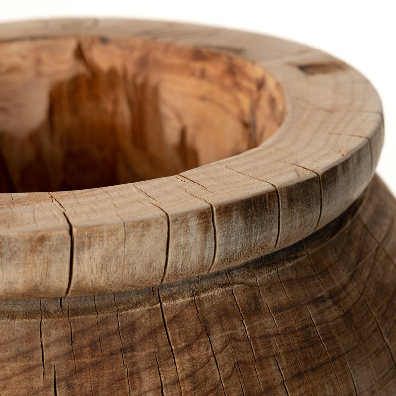 Toledo Wood Jar