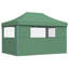 Vidaxl Foldable Party Tent Pop-Up With 4 Sidewalls Patio Gazebo Canopy Shelter-125169061-125169069-125169071