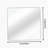 30 in x 30 in Silver Metal Framed Square Bathrrom Mirror for Wall.-824911297-824911309