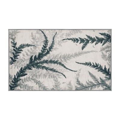 Machine Washable Gray Area Rug
