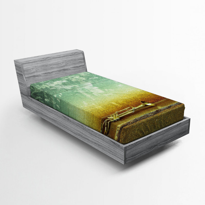 Drap-housse de musique jazz, Drap-housse de taille simple