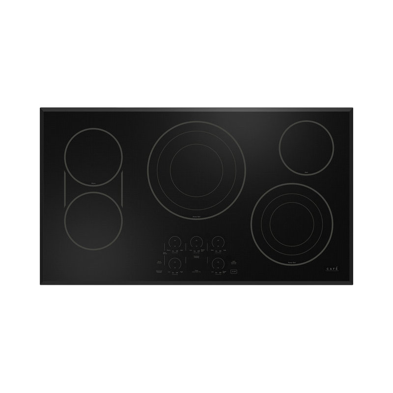 36.13" Electric Cooktop with 5 Elements, Black