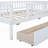 Kallel Daybed with Two Drawers and Guardrails-88414494-88414493