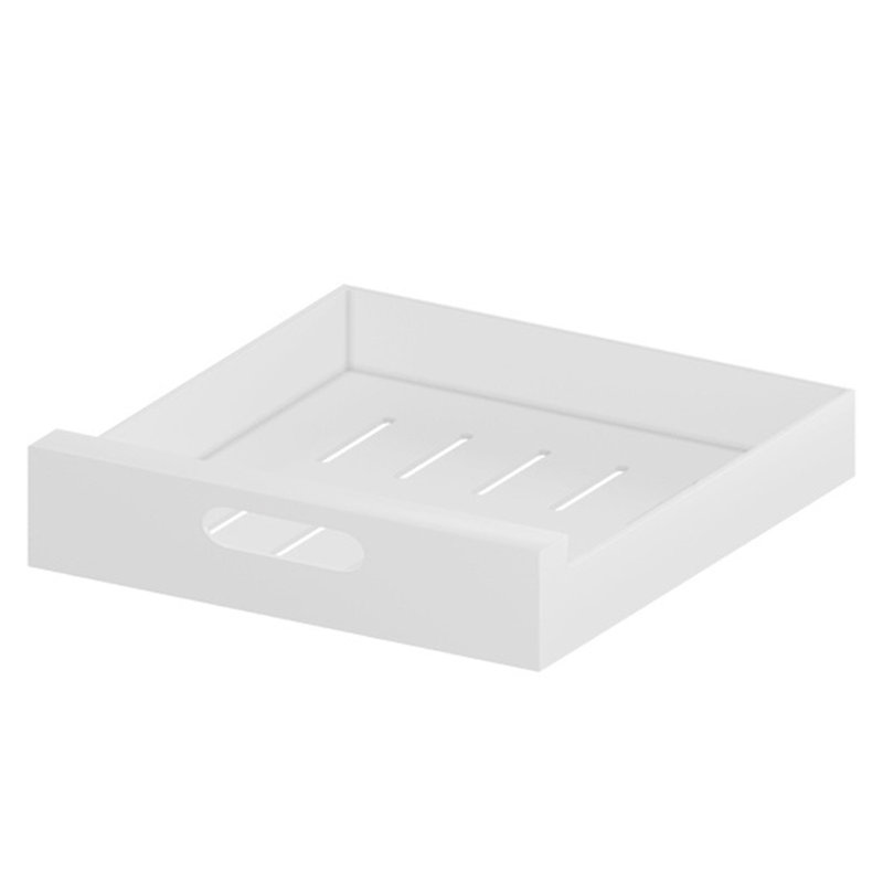 Organisateur de tiroir escamotable en acier au carbone avec tablettes coulissantes en microfibre pour garde-manger et cuisine