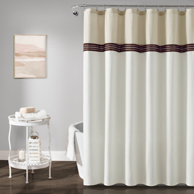 Terra Striped Shower Curtain