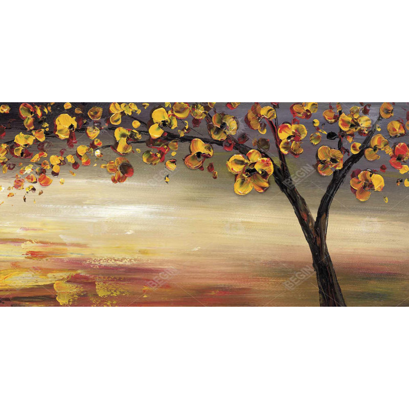 Fall tree - 15.75"x31.50" Desk mat