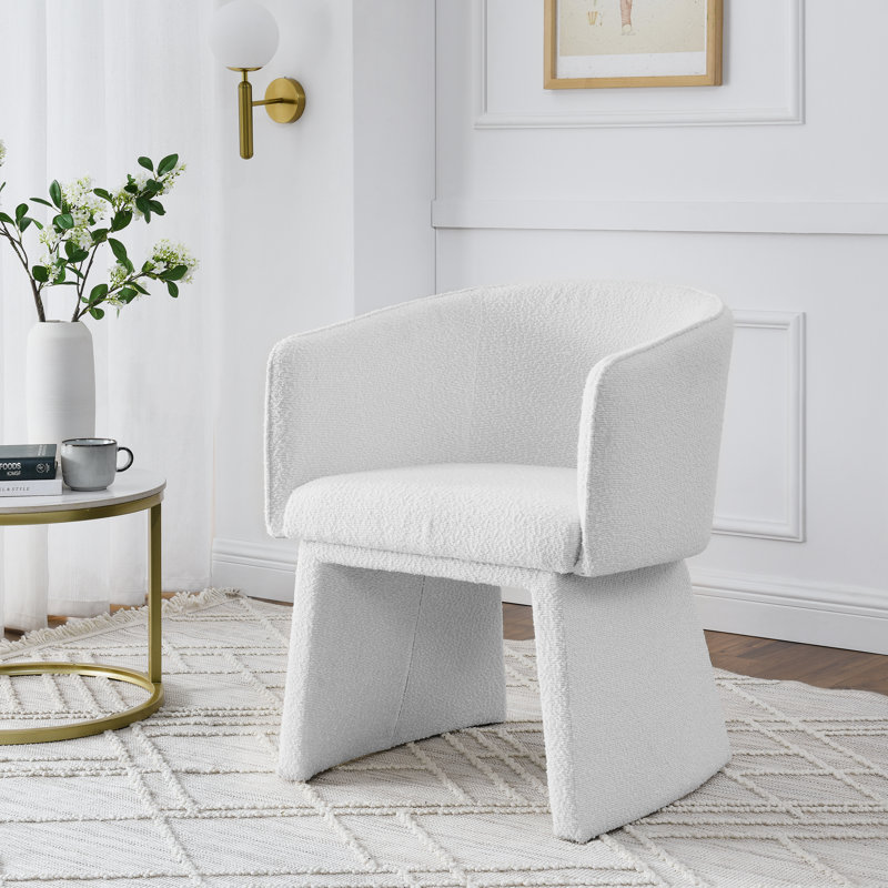 Chaise moderne et simple de style moderne, Blanc