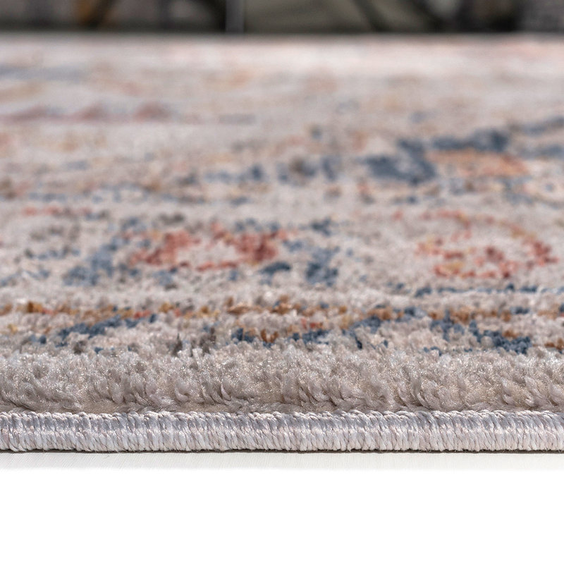 Tiled Border Area Rug