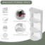 Support de rangement mural pour salle de bain 12 po, support en contreplaqué flottant-302513738