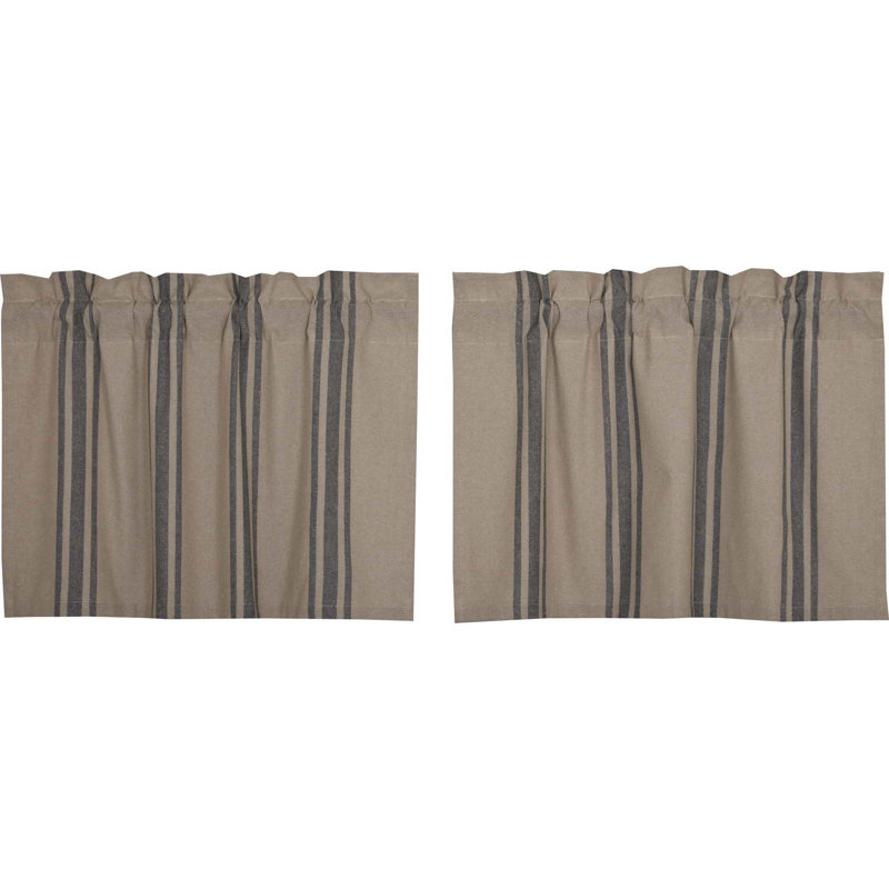 Rideau de café 72 po Juana, Anthracite, L 72 po x L 24 po