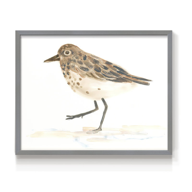 «Pretty Piper IV», reproduction encadrée, H 22 po x l 28 po, Gris