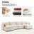 Redenius 6-Piece 148'' Upholstered U-Shape Sectional-485682341
