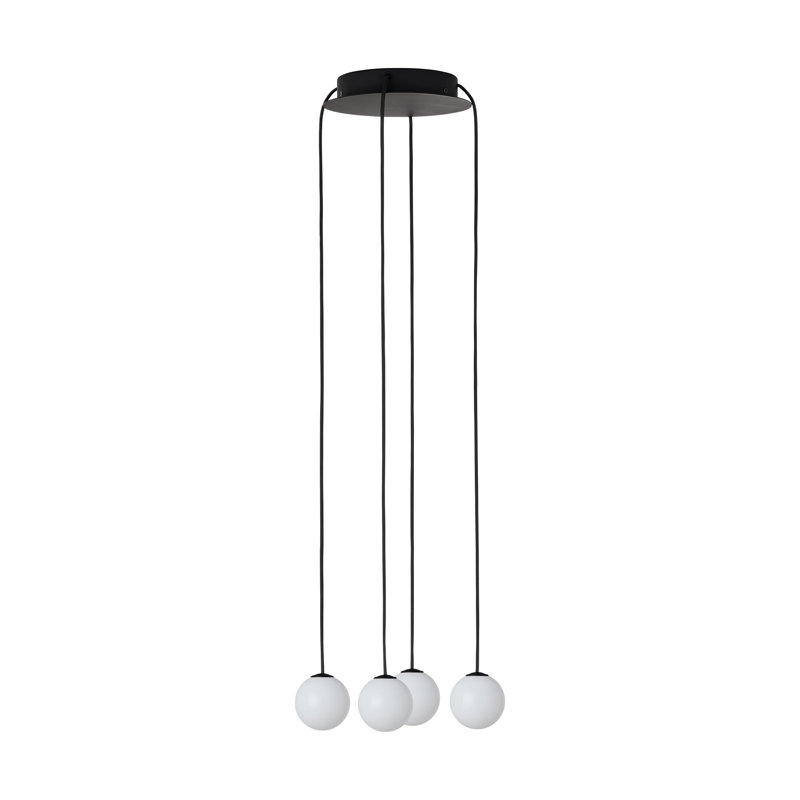 Orbet LED Chandelier, Nightshade Black