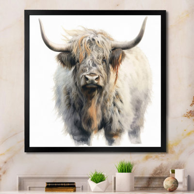 Wild Yak VI - Yaks, art mural encadré