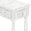 Console rétro pour chambre à coucher avec 4 tiroirs de rangement et 1 tablette-1629833409