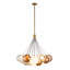 Bolla 28-in Black dimmable LED Chandelier-722567927