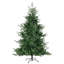Arbre de Noël artificiel 7,5 pi avec base en métal pliable