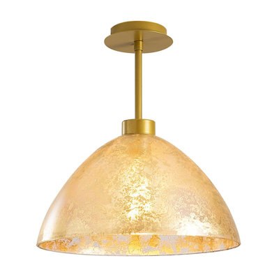 Zaleia 1 - Light Gold Dome Pendant
