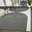 Tapis géométrique noir / beige Valeria-1707675359