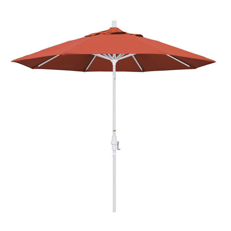 Parasol 9 'Market Sunbrella, Performance coucher du soleil