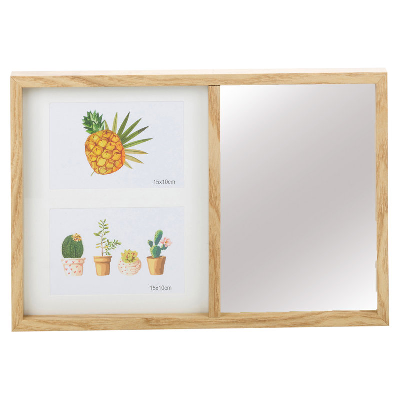 Precita Brown Wood Matte Picture Frame, 27cm H x 39cm W x 3cm D