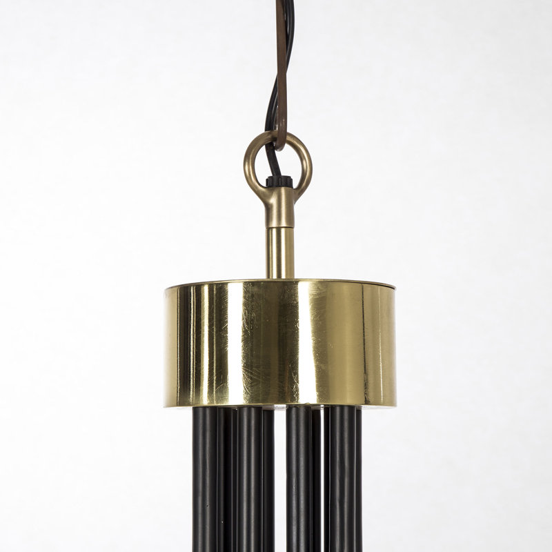 Nellcote 12 - Light Chandelier, Matte Black