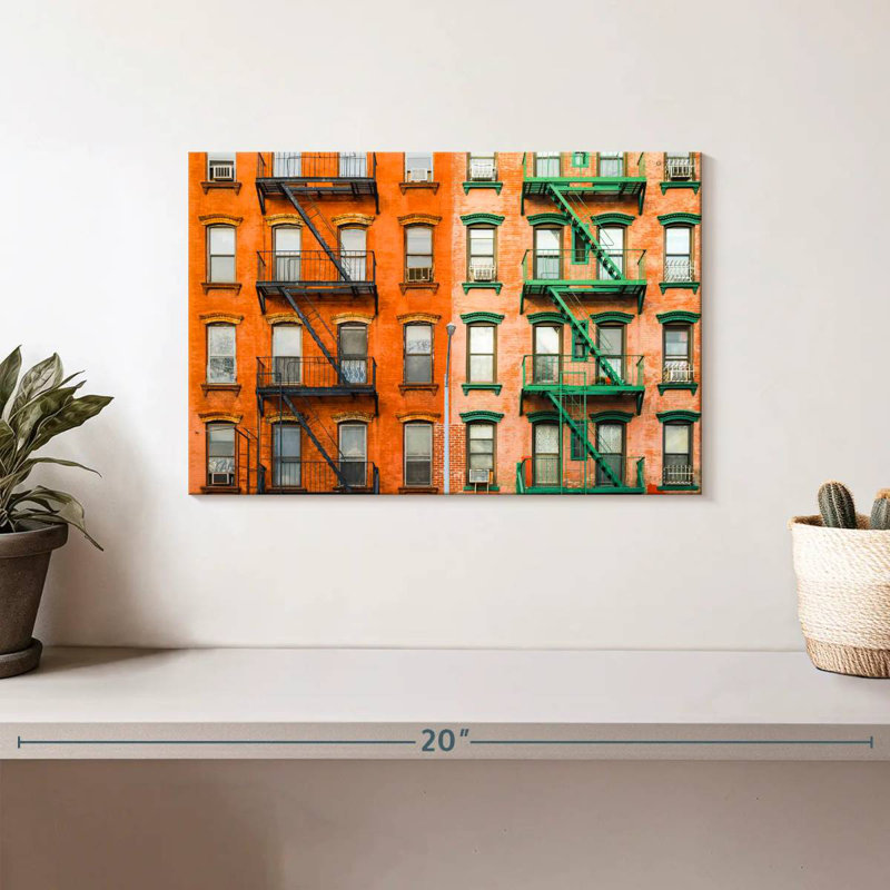 Lilie NYC Fire Escapes, 8" H x 12" W