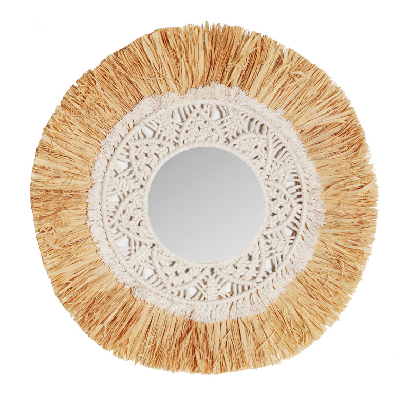 Juillac Solid Wood Wall Mirror