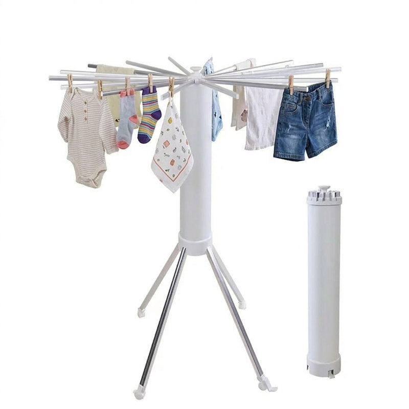 Tripod Aluminum Foldable Laundry Drying Rack, Aluminum